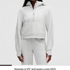 Lululemon Scuba Oversized Half zip hoodie